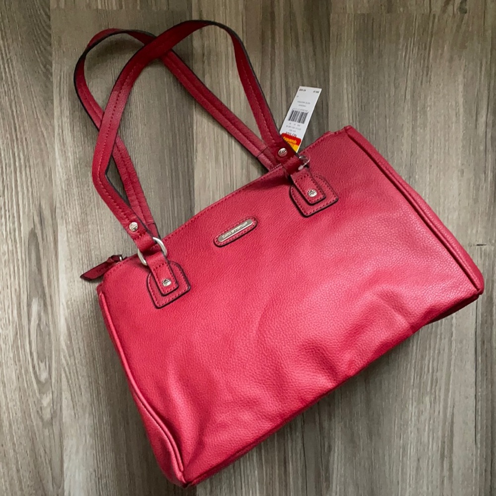 🆕 Dana Buchman Katie Shopper Red Handbag